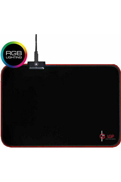 Lamtech LGP FX RGB Gaming Mouse Pad Μεσαίο (350 χιλ.) με Φωτισμό RGB Μαύρο