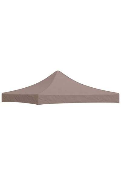 vidaxl Acoperiș cort de petrecere, gri taupe, 3 x 3 m, 270 g/m²