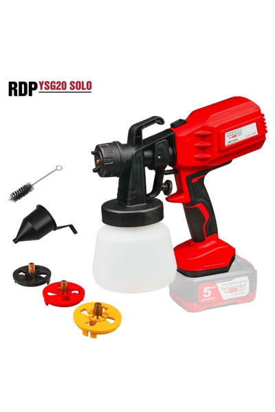 Raider R20 Solo Πιστόλι βαφής 20V με δοχείο 0.8L RDP-YSG20 074208