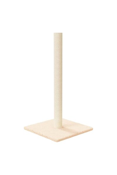 vidaxl Stâlp de zgâriat pentru pisici, crem, 35 x 35 x 70 cm