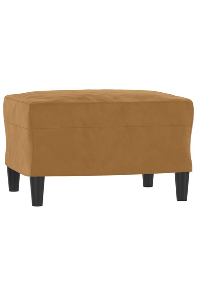 vidaxl Taburet, maro, 60x50x41 cm, catifea