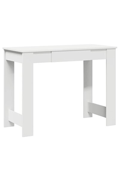 vidaxl Birou, alb, 100x45x75 cm, PAL
