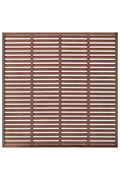 vidaxl Gard cu lamele, maro, 180 x 180 cm, WPC