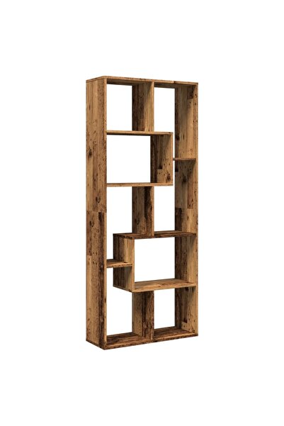 vidaxl Bibliotecă/separator cameră lemn vechi 67x25x161,5 cm lemn