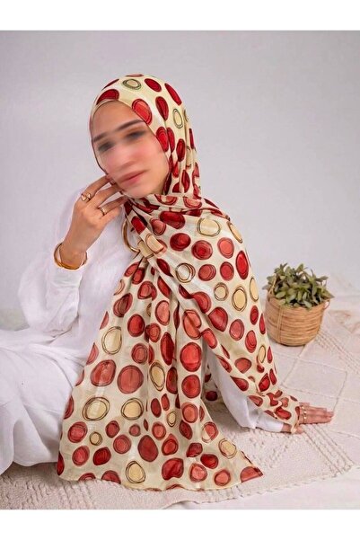 ISHRAQAT AL-AMAL A Circle-Patterned Chiffon Fabric, 2 Meters Long and 1 Meter...