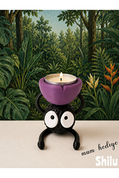 Shilu Susuwatari Anime Karakter Dekoratif Biblo Tealight Mumluk
