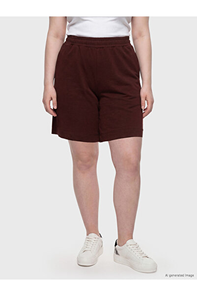 LC Waikiki Plus Size Soft Touch Women's Shorts