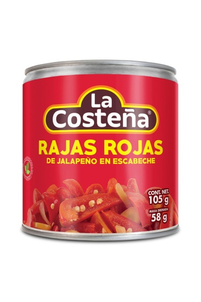 La Costena Jalapeno Rosu Felii in Escabeche Mexican 199g