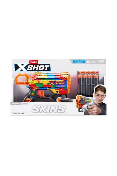 X-Shot διάφορα μοντέλα, παιχνιδιάρικο όπλο, Skins Menace, 8 βλήματα