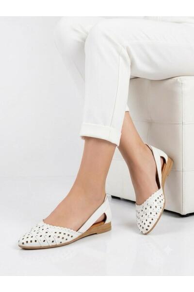 Lütfi Women's genuine leather everyday ballet flats