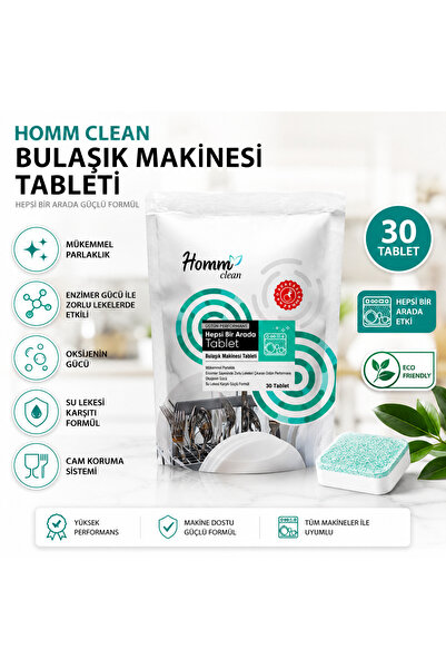 Homm Bitkisel Türkiye Homm Bitkisel Homm Clean Bulaşık Makinesi Tableti