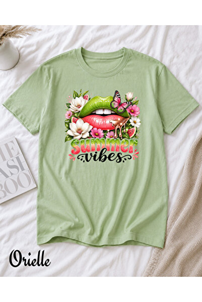 Orielle Tricou Croială Lejeră Vibrații de Vară
