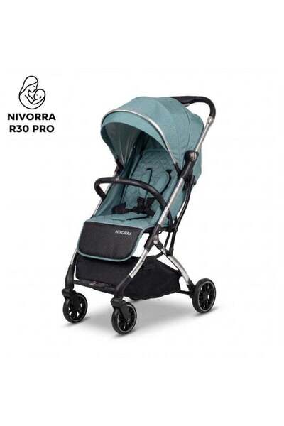 NIVORRA Premium Lightweight Baby Stroller with Aluminum Frame, Leather Handle...