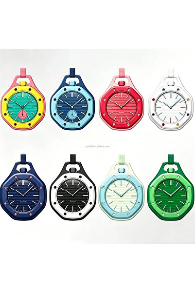 Poproyal Royal Pop Boyun Askılı Saat Unisex Tasarım Kolye Saat Renkli Fashion Watch