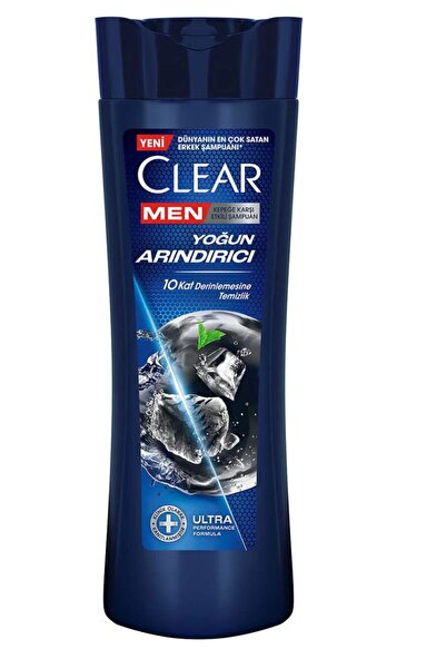 Clear Men Şampuan Yoğun Arındırıcı Kömür Kepeğe Karşı Etkili 350 mlX2 ADET