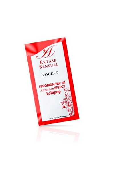 EXTASE SENSUAL ΛΑΔΙ ΜΑΣΑΖ ΜΕ ΘΕΡΜΙΚΟ ΑΠΟΤΕΛΕΣΜΑ ΦΕΡΟΜΟΝΕΣ LOLLIPOP 10 ML