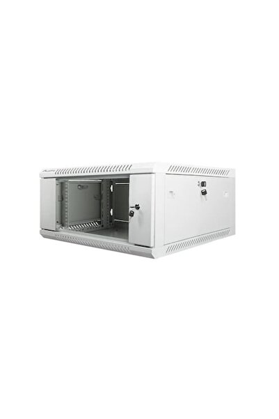Lanberg Dulap metalic de perete în kit de montaj, Lanberg, 4U, 600x600mm, 19”...
