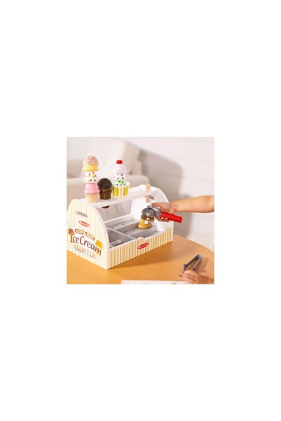 Melissa & Doug MELISSA AND DOUG SET DE JOACĂ DIN LEMN: BĂCĂNIA DE ÎNGHEȚATE