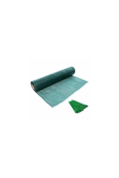 Artool Plasă de umbrire, 80 g/m², grad de umbrire 85%, verde, 10x1.5 m, cu 50...