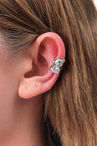 Charmist Çelik Sıkıştırmalı Honey Bear Earcuff