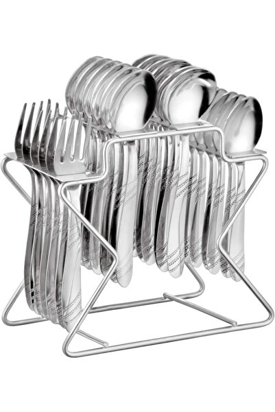 Parage Miracle Stainless Steel Cutlery Set of 25, Elegant Cutlery Set for Din...