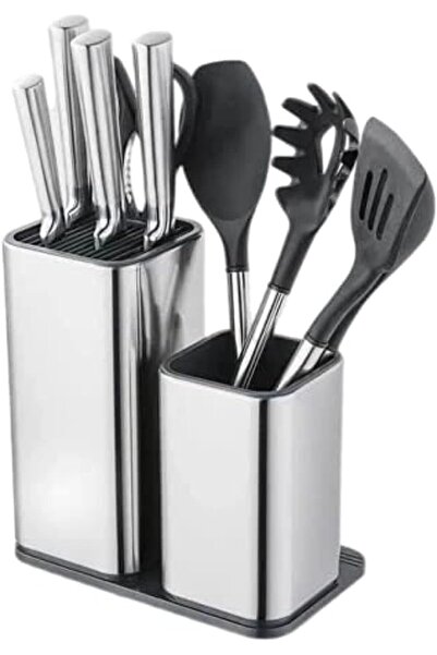 Generic NW Universal Knife Blocks Set, Stainless Steel Kitchen Utensil Holder...