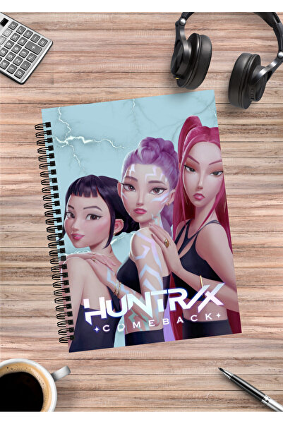 mertfigur Kpop Demon Hunters Anime Spiral Notebook A5 (50 Sheets)