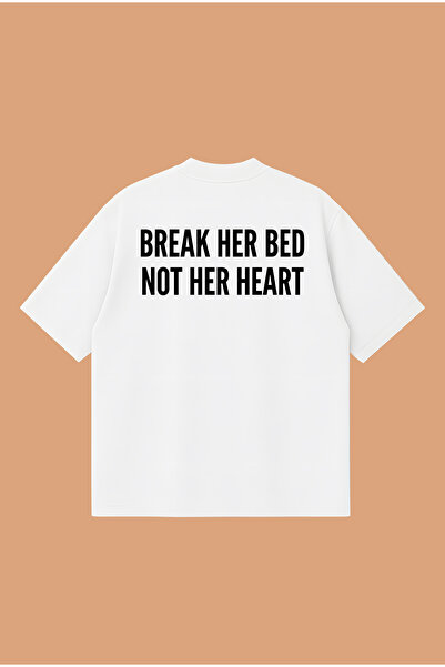 PURE POWER Break Her Bad Boxy Fit Oversize Unisex 100% Cotton Tshirt – Printe...