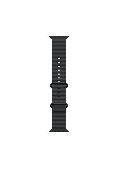 Apple Ρολόι Ultra 49mm Μαύρο Τιτάνιο με Μαύρο λουράκι Ocean