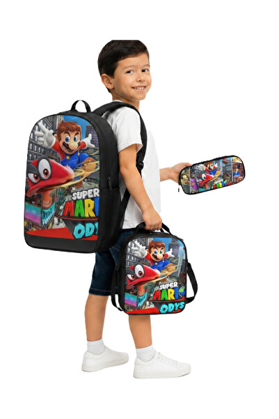 Alcoach Children's Cartoon School Backpack, (Ab017)From Coche,3 Pieces (Backp...
