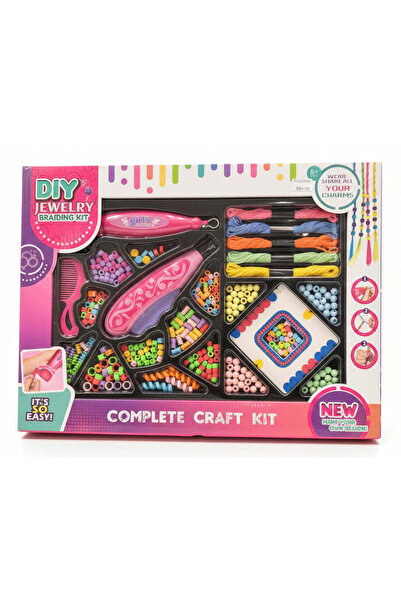 DIY Jewelry Accessory Making Kit Toy for Girls - Assorted Colors