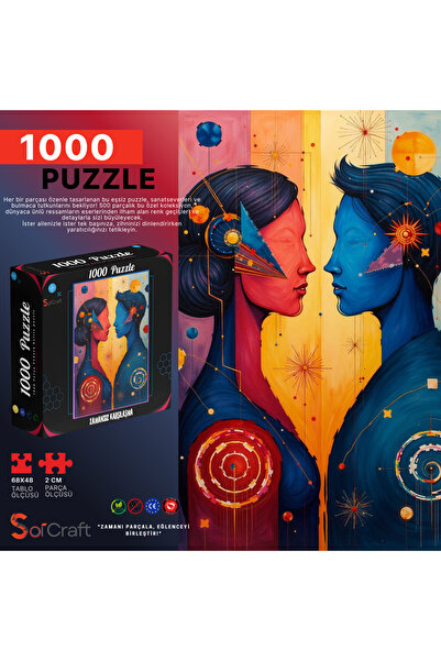 Soi Craft 1000 Parça Puzzle Zamansız Karşılaşma #6501