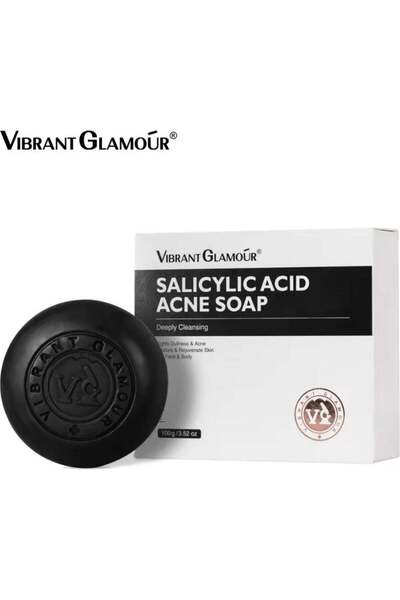 Vibrant Glamour SALICYLIC ACID ACNE SOAP Deeply Cleansing
