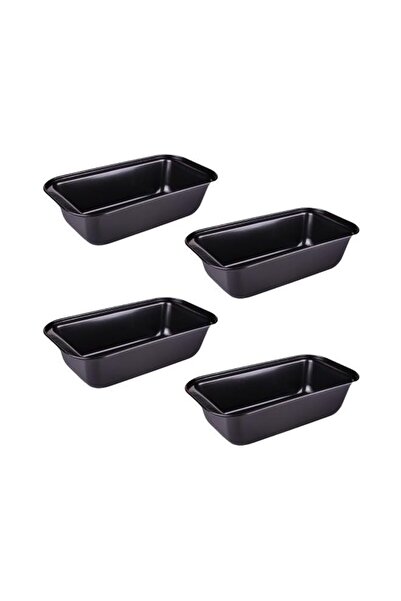 The Bros (4 Pieces) No-Stick Carbon Steel Toast Pan-Bread Mold Bakeware Recta...
