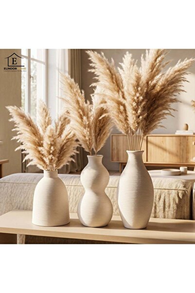 Elindor Set de 3 Elindor ®   Vaze decorative, ideale pentru flori, cadou de c...