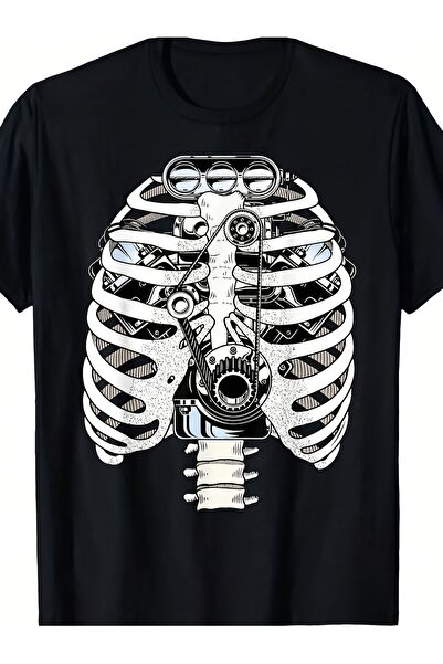 Generic Men's Heavy Duty Mechanic T Shirt Car Torso & Ribbed Pistons Design w...