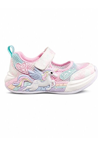 Vicco Maylo Unicorn Işıklı Ortopedik Kız Çocuk Spor Ayakkabı 26-30 PEMBE