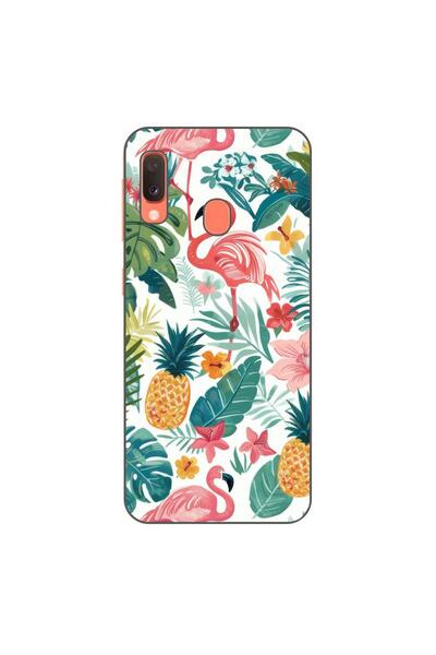 OEM Case compatible with Samsung Galaxy A20e Silicone Gel Tpu Model Tropical ...