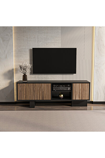Decorotika MONACO TV ÜNİTESİ SİYAH ALİNA