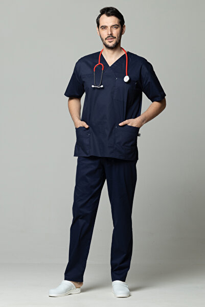 tag Costum medical premium MEN COTTON STRETCH pentru barbati, Bumbac flexibil...
