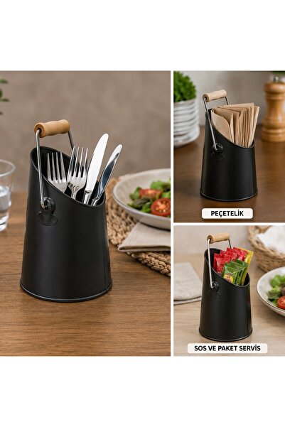 PALU GASTRO Multi-Purpose Stainless Steel Bucket with Handle 13 cm Slanted Mo...