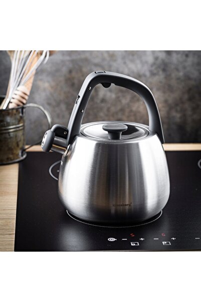 Klausberg Fierbător tradițional cu fluier 2,5L Inducție Gaz inox