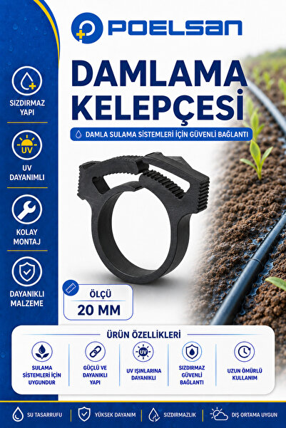 POELSAN DAMLAMA KELEPÇESİ 20 MM