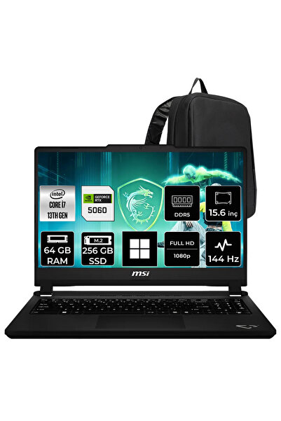 MSI Cyborg 15 Max Core i7 13620H RTX 5060 8GB 100W 64GB RAM 256GB SSD 15.6" F...