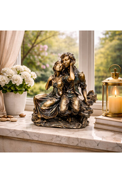 Vivendo Statueta decorativa cuplu romantic – eleganta si emotie in detalii fi...