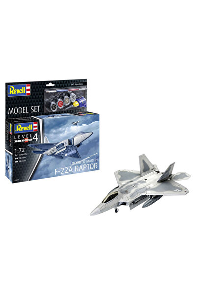 Revell Model Set Uçak Lockheed Martin F-22A Raptor 63858