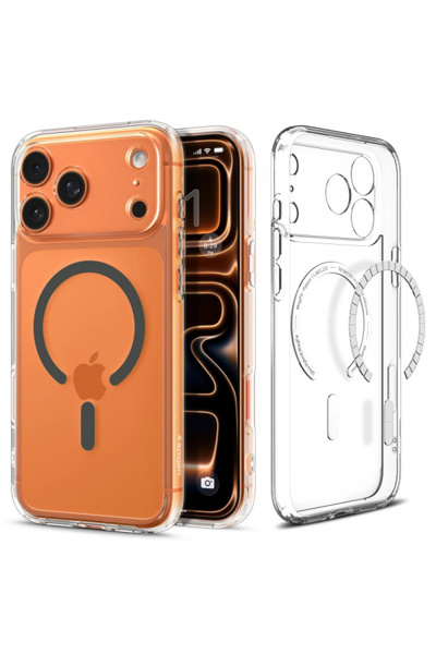 Spigen Θήκη MagSafe για Apple iPhone 17 Pro, Spigen, Ultra Hybrid, Γκρι ACS10347