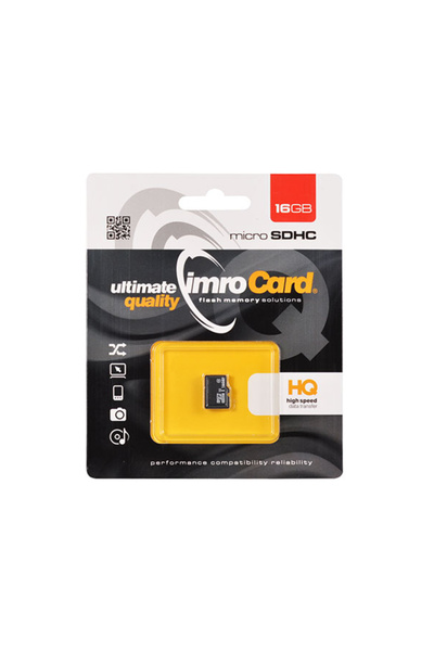 Imro microSDHC Memory Card, 16Gb, Class 10/ UHS-1 U1