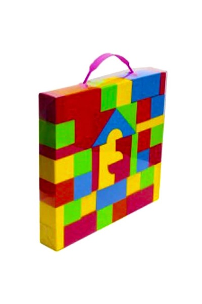 SergadiOnline.ro Set de 46 cuburi de construcție din spumă