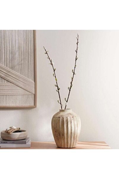 PAN HOME Artificial Berry Stem 4x4x118cm - Grey